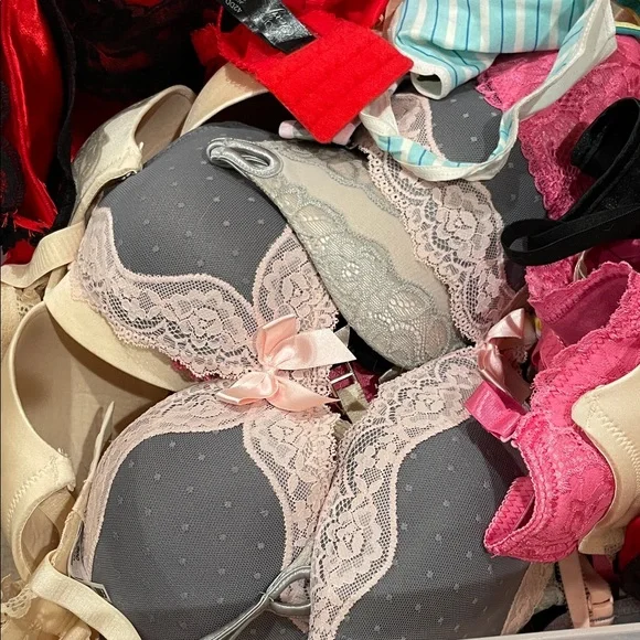 171 pcs Assorted Lace and Satin Bras